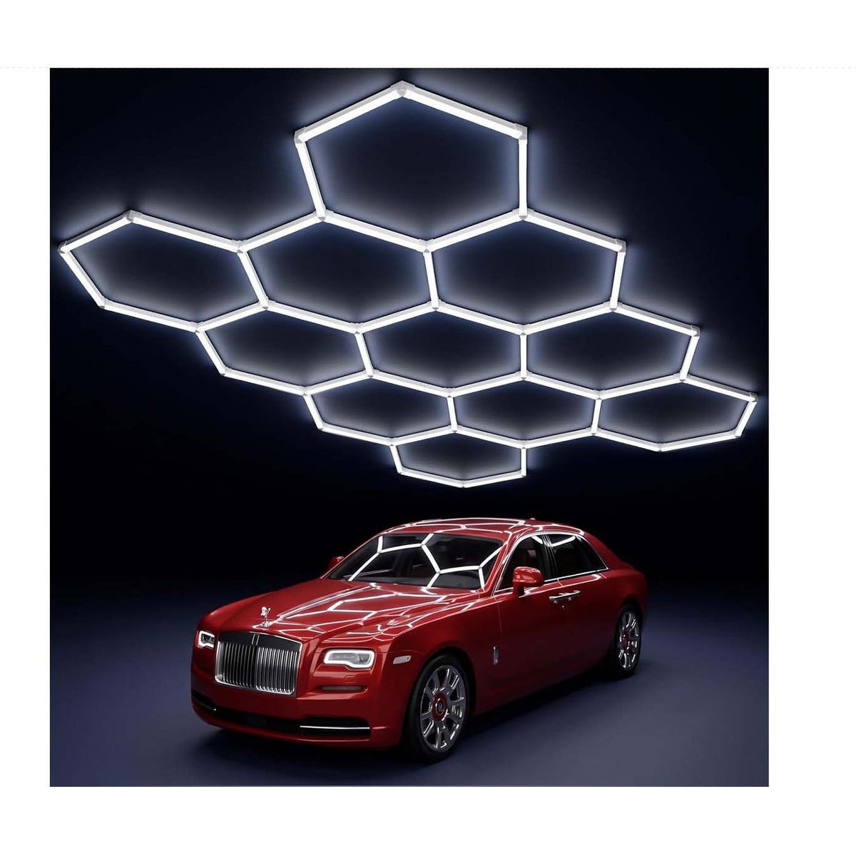 11 Hexagon LED Ceiling LED Light