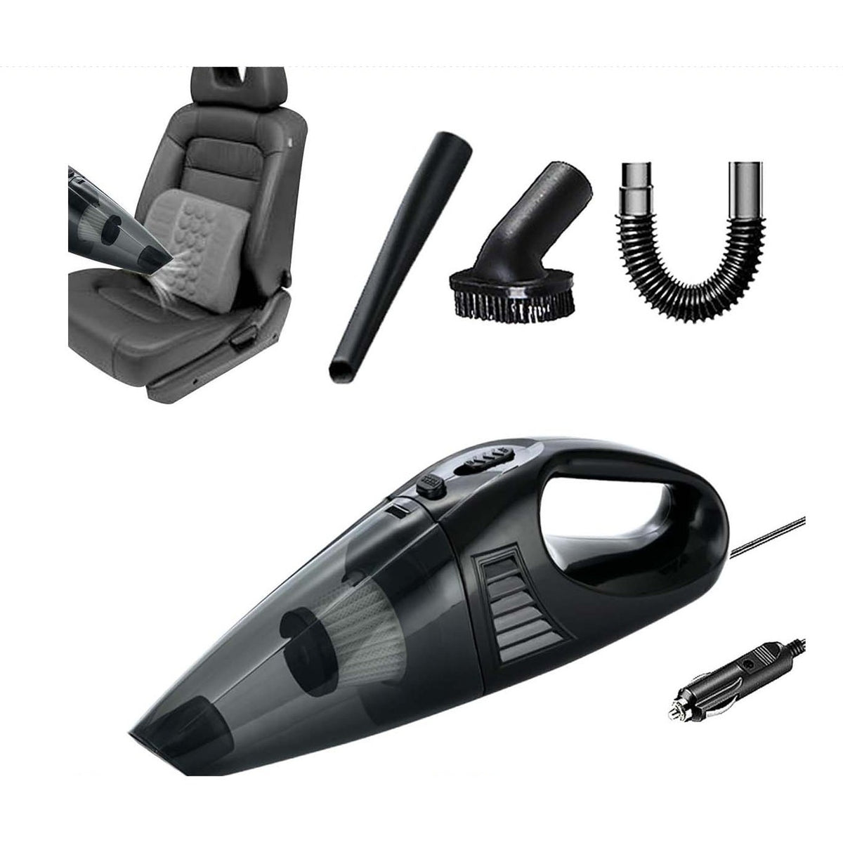 12V Portable Corded Car Vacuum Cleaner