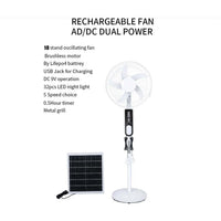 18" Solar Fan with 2 Bulb product image 2