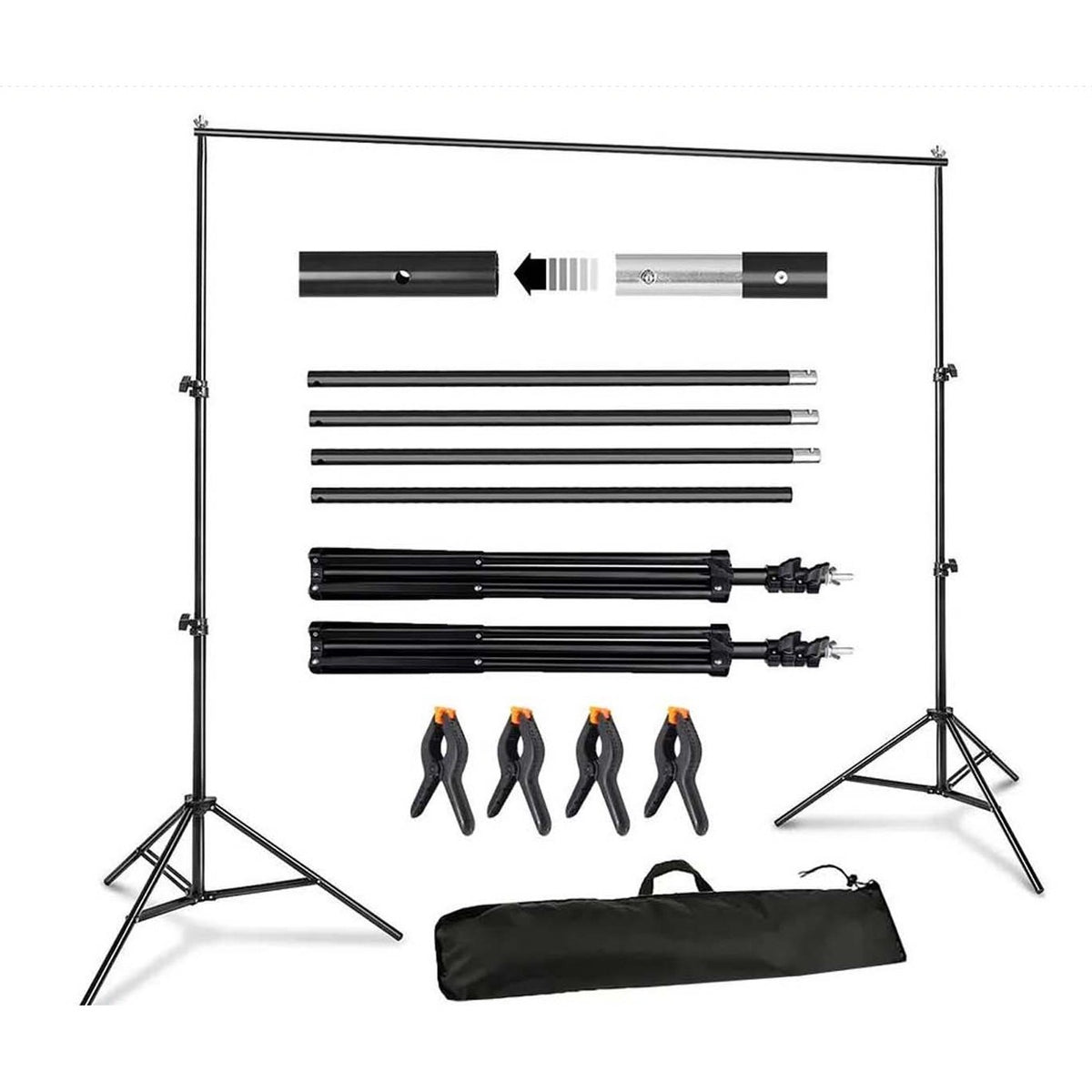 2.6*3m Background Stand Backdrop Support System Kit