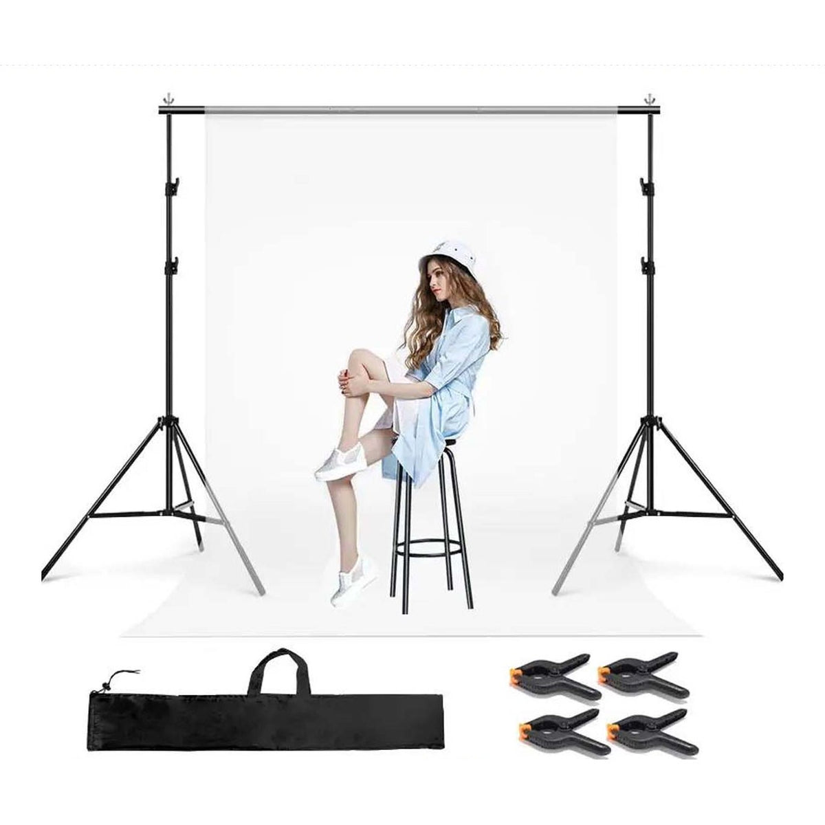 2.6*3m Background Stand Backdrop Support System Kit