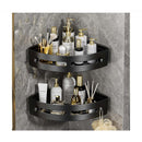 2 pcs Wall Shelf Set for Bathroom Plastic Mounted product image 1