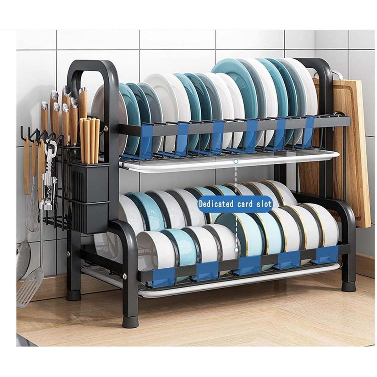 2-Tier Kitchen Dish Rack Organizers
