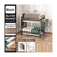 2-Tier Kitchen Dish Rack Organizers product image 3