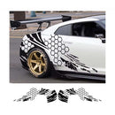 2Pcs Car Body Decal Honeycomb Design product image 1