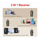 3 in 1 Noise Cancellation Wireless Mic product image 2
