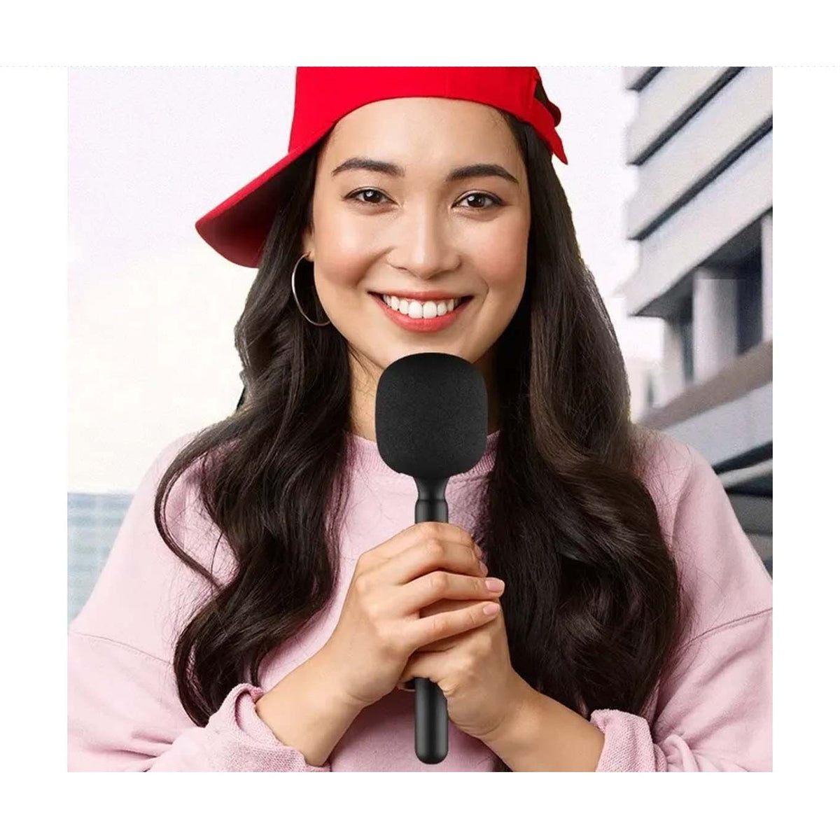 3 in 1 Wireless Mic With Handheld Stick