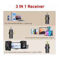3 in 1 Wireless Mic With Handheld Stick image 3
