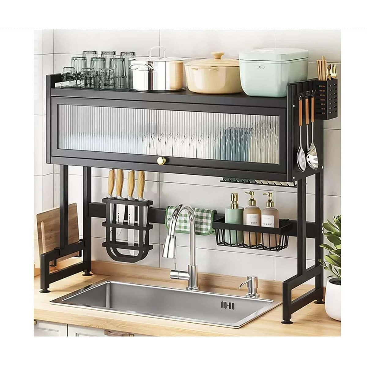 3-Tier Over Sink Storage, Drying Rack Organizer