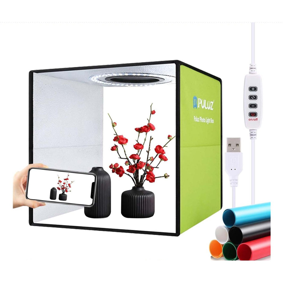 30cm Portable Ring Light Photo Studio Light Box