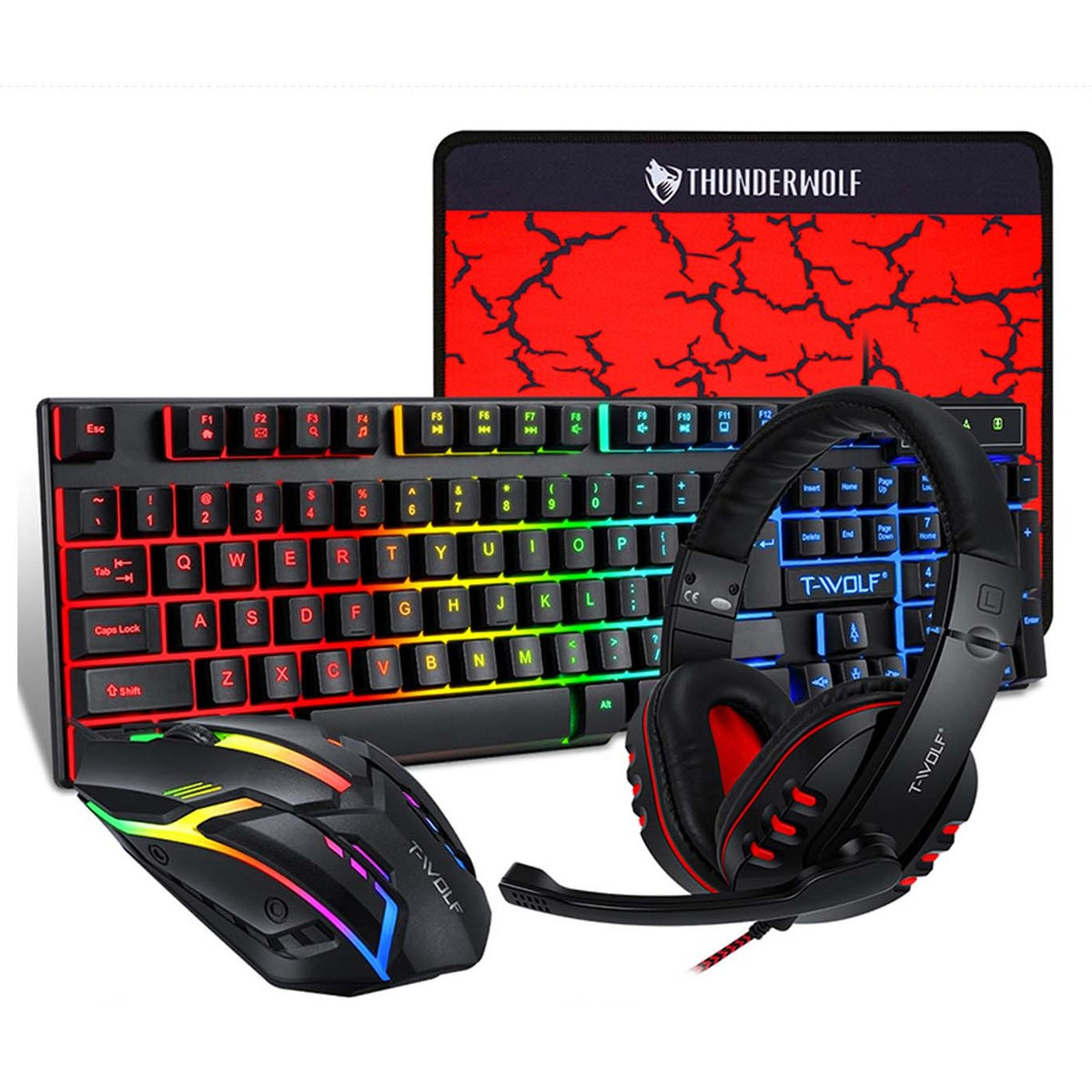 4 in 1 RGB Gaming keyboard Combo