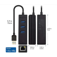 4-in-1 USB Hub with Ethernet product image 4
