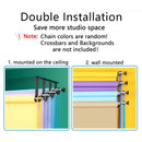 4 Support Photography Backdrop Wall Mount Roller image 2