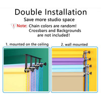 4 Support Photography Backdrop Wall Mount Roller image 2