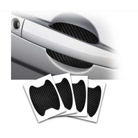 4Pcs Carbon Fiber Anti-Scratches Door Handle Sticker featured image