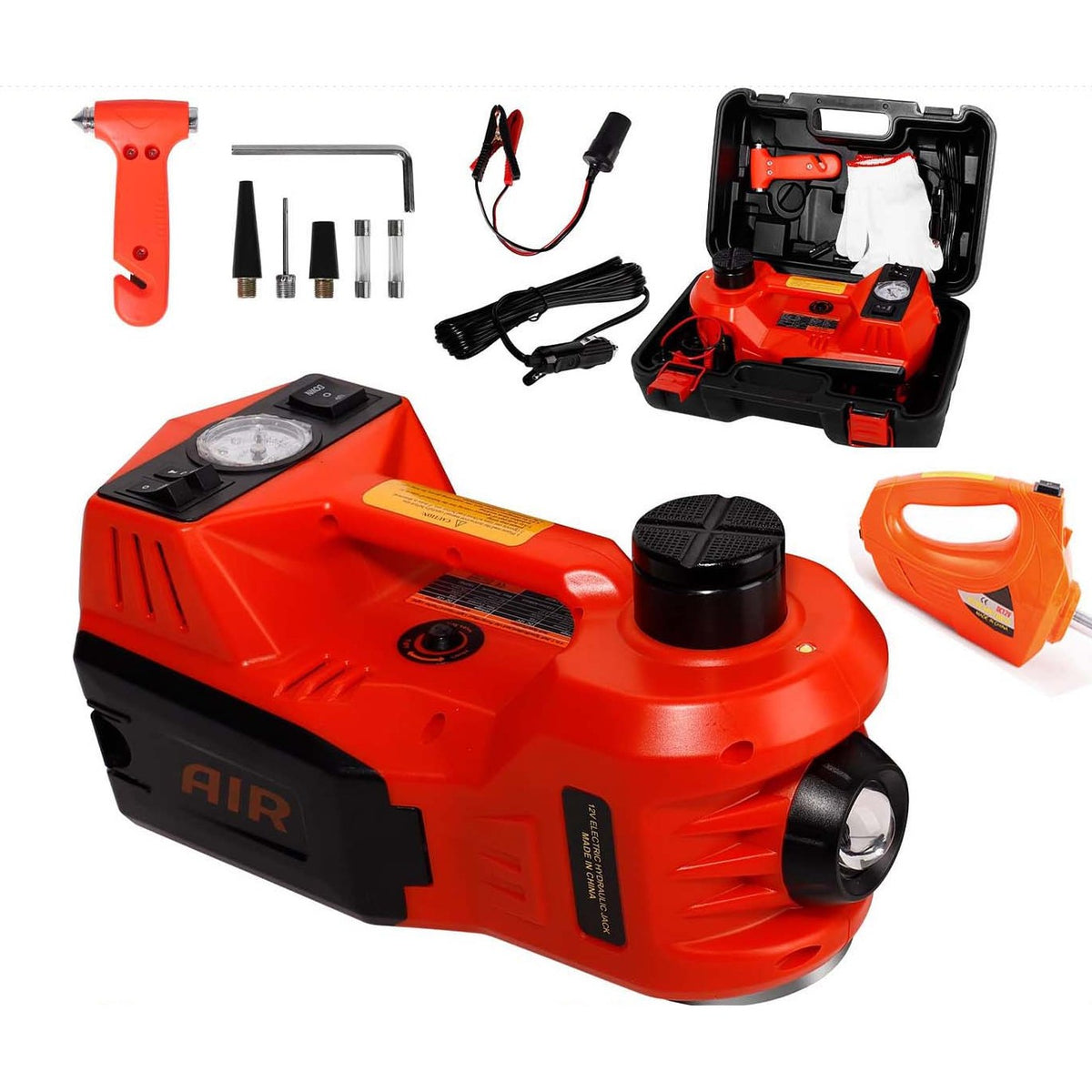 5 in 1 Electric Hydraulic Car Jack with Wrench