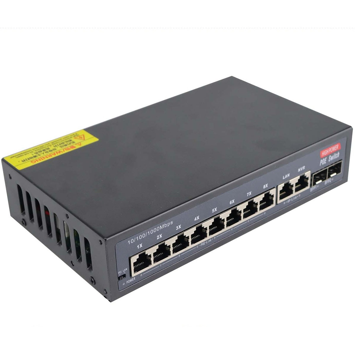 8 Port 2.5G Unmanaged Switch with 10G SFP+ Uplink
