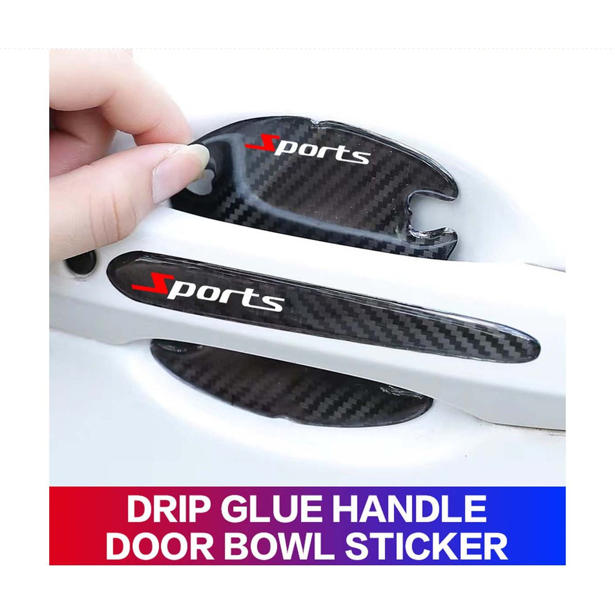 8PCS Anti-Scratches Car Door Handle Stickers