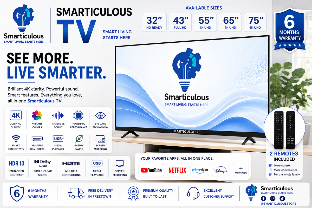 SMARTICULOUS FRAMELESS SMART TV