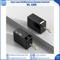 150,000mAh 66W Fast Charging Powerbank