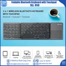 Foldable Bluetooth Keyboard with Touchpad